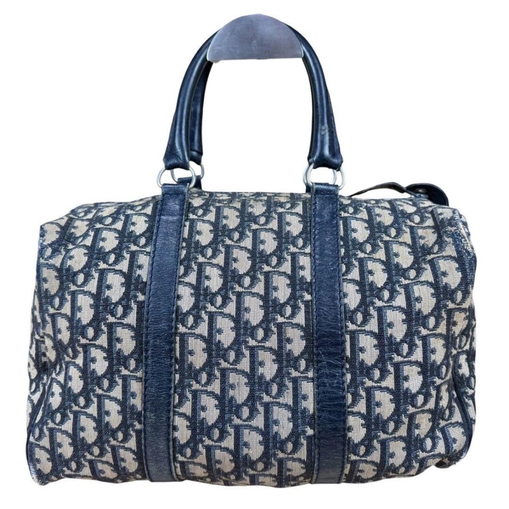 Dior Navy Monogram Travel Bag - Picture 3 of 11